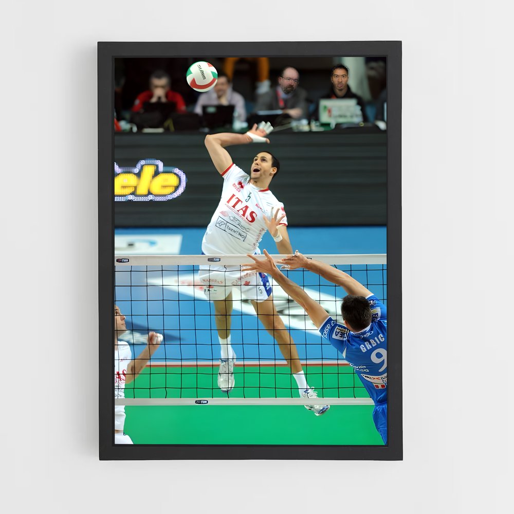 Poster L'Élan du Volley – affiche Volleyball (vue 2)